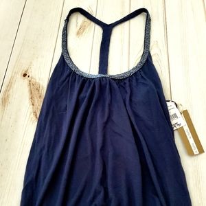 MATTY M Sapphire Beaded Tank /NWT